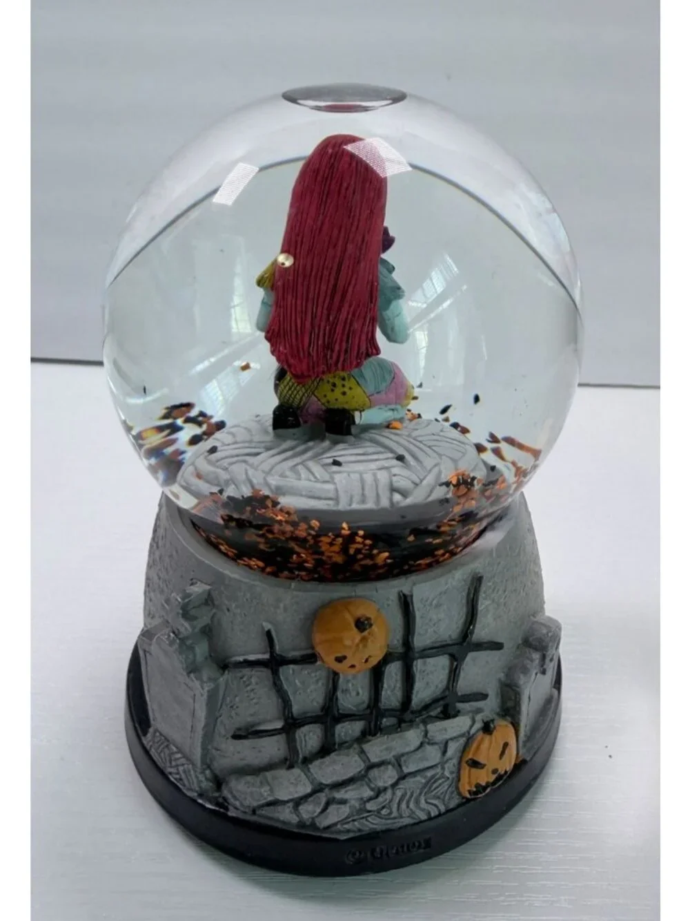 The Nightmare Before Christmas Sally Snow Globe Musical Plays This is Halloween